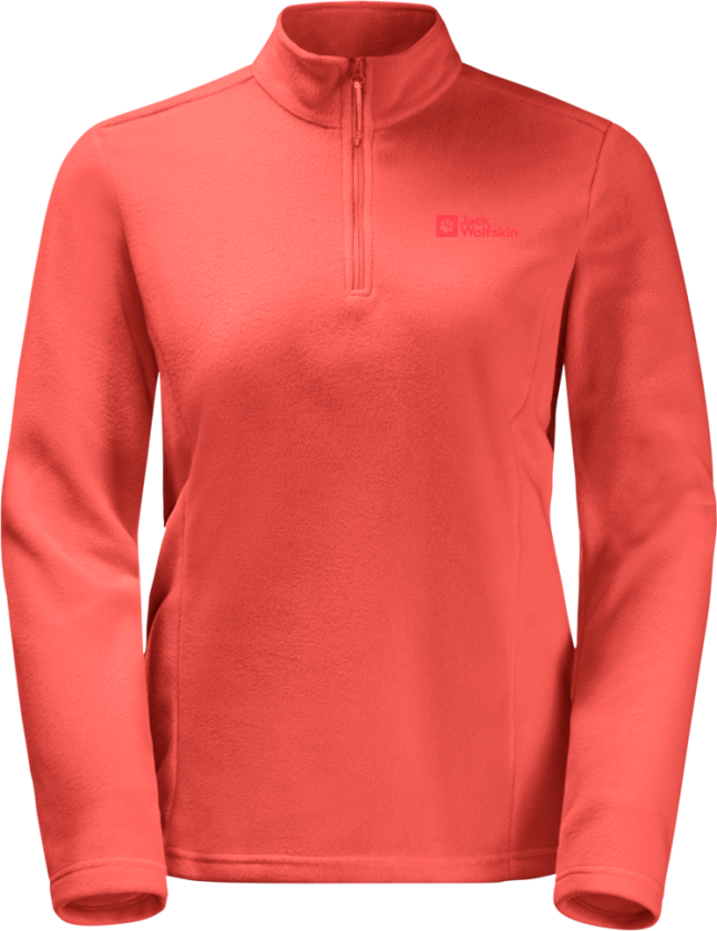 Women's Taunus Halfzip XS, Hot Coral