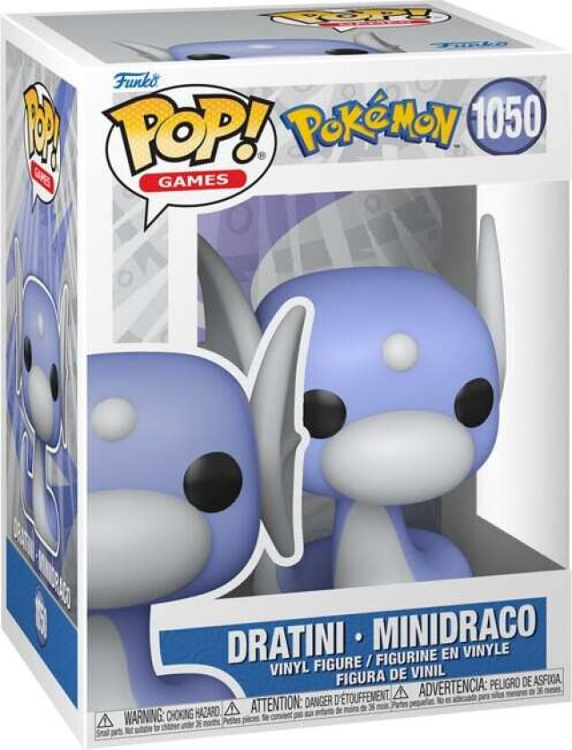 Bilde av Dratini - Minidraco Vinyl Figur 1050 - Funko Pop! - Funko Shop Europe