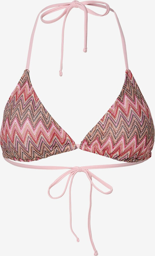 Bikini-BH pcAda Bikini Knitted Triangle Top S - Rosa