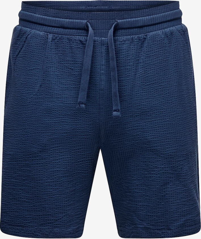 Shorts Onskian Life Reg Seersucker Shorts - Blå