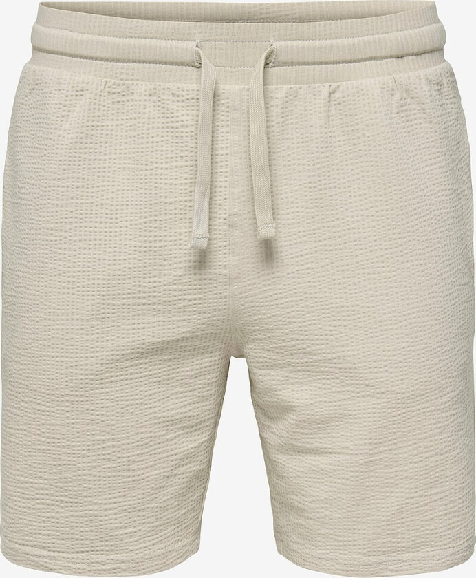 Shorts Onskian Life Reg Seersucker Shorts - Grå