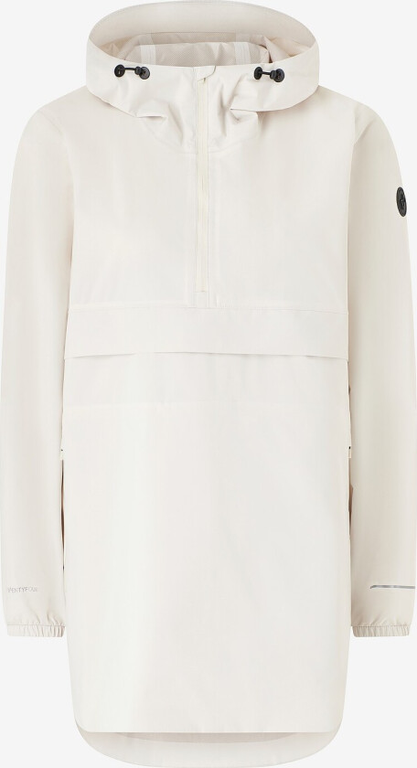 Mode Packable Anorak Dame - Grå Hvit, 44