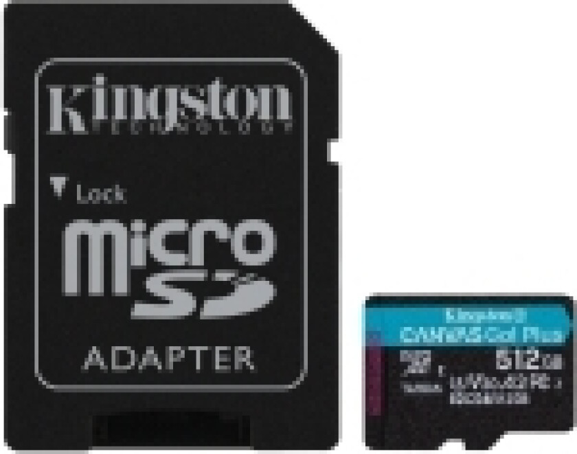 Canvas Go! Plus, 512 GB, MicroSD, Klass 10, UHS-I, 200 MB/s, 160 MB/s