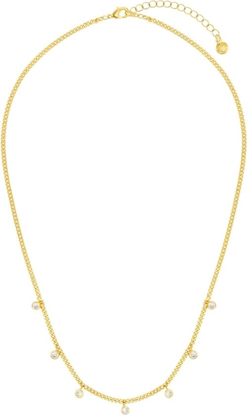 Multi Crystal Drop Necklace