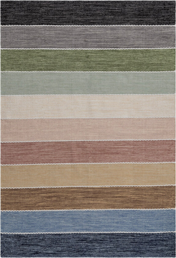 Mohsina Bomullsteppe 160x230 cm Rektangulært - Flerfarget