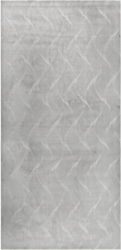 Ranjana Friezeteppe 80x250 cm Avlangt - Grå