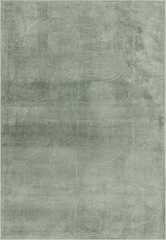 Momita Friezeteppe 200x290 cm Rektangulært - Grønn
