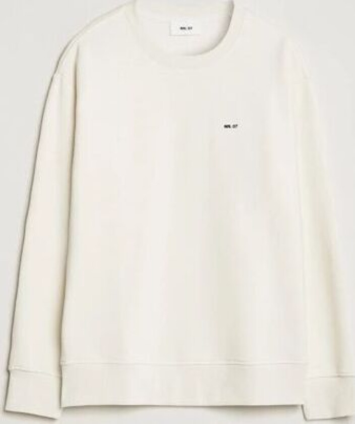 Briggs Logo Crew Neck Sweatshirt Off White