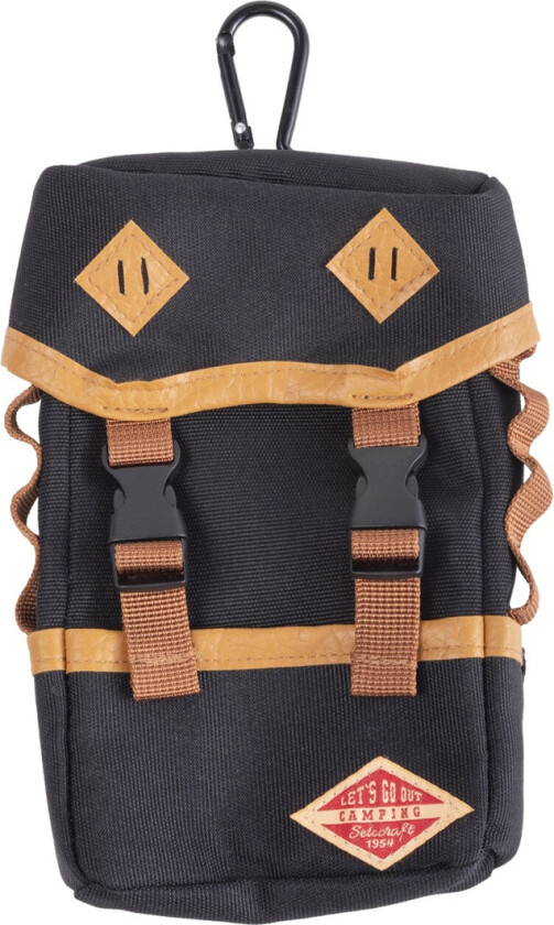 Oppbevaringspose Mini Backpack Pouch Black
