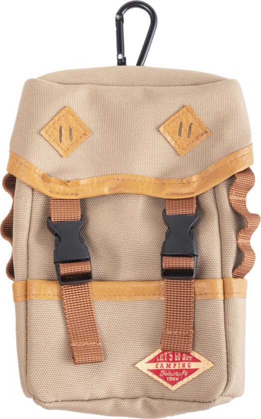Oppbevaringspose Mini Backpack Pouch Beige