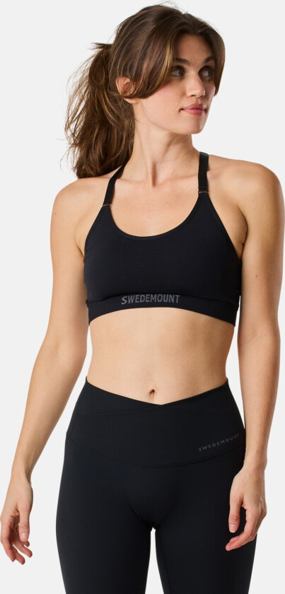 Core Strap Bra W, BLACK, 36, Sport-BH