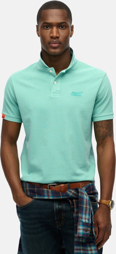 Vint Destroy Polo, Spearmint Light Green, L, Piketrøyer