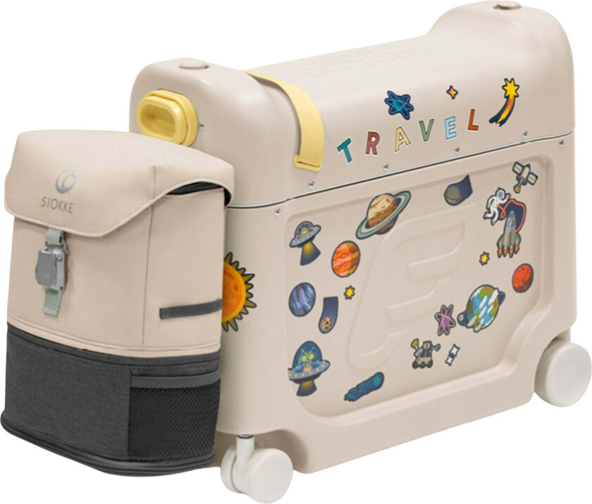 JetKids Reiseseng og Ryggsekk, Moonglow White - Kofferter - 100% Polyester
