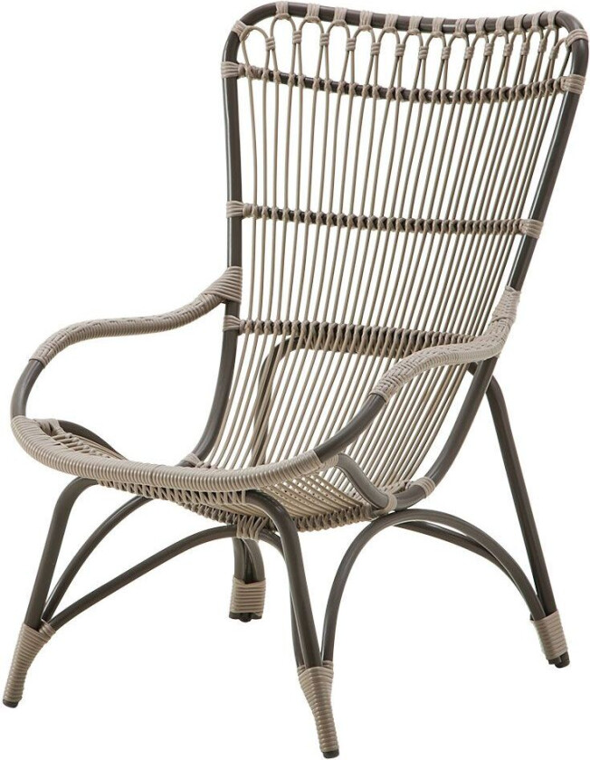 Monet lenestol av kunstrotting Moccachino