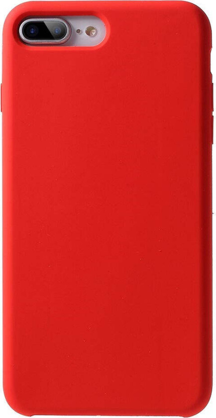 iPhone 8 Plus / 7 Plus Fôret Silikon Deksel - Rød