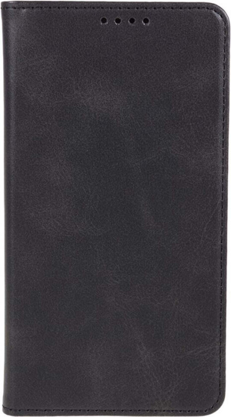 Samsung Galaxy Xcover 6 Pro Kunstskinn Flip Deksel med Kortholder & Stativfunksjon - Svart