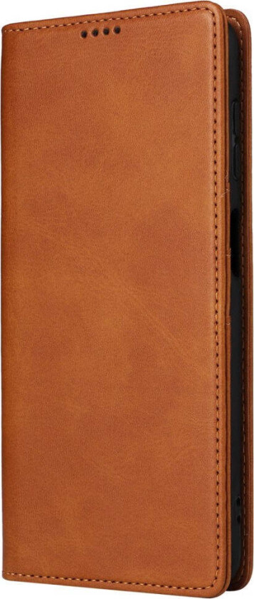 Samsung Galaxy A13 (4G/5G) / A04s / M13 Kunstskinn Flip Deksel m. Kortholder & Ståfunksjon - Brun