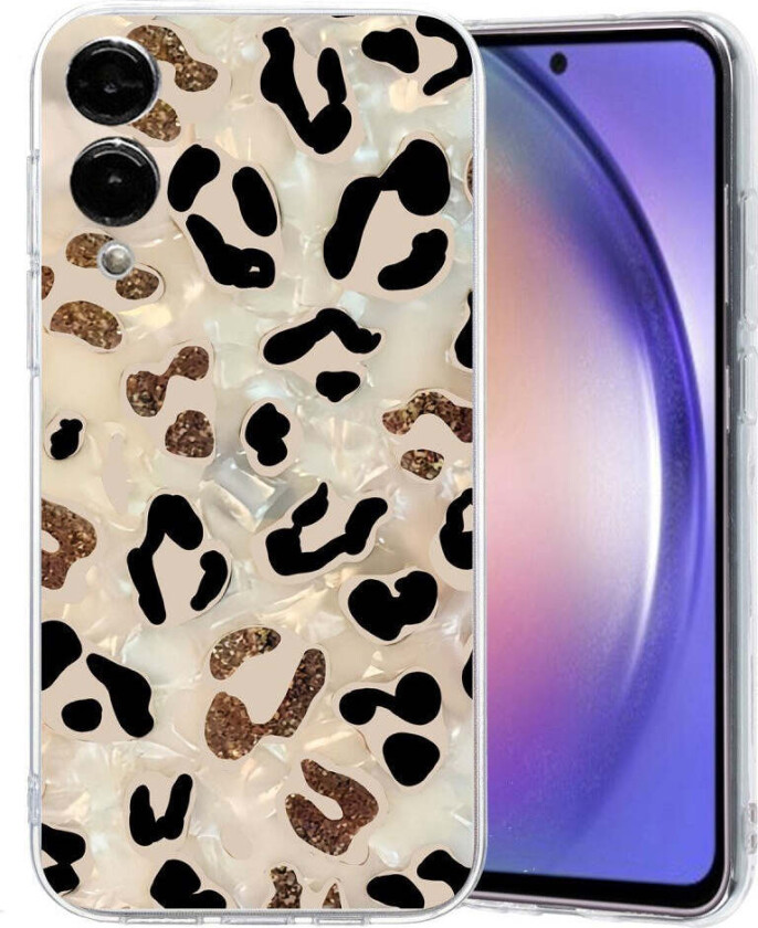 Samsung Galaxy S25 Edge Fleksibelt Plast Deksel med Motiv - Gjennomsiktig / Leopard