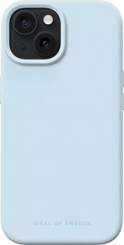 iDeal Of Sweden iPhone 16e / 15 / 14 / 13 Silicone Deksel - MagSafe Kompatibel - Light Blue