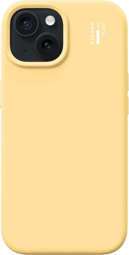iDeal Of Sweden iPhone 16e / 15 / 14 / 13 Silicone Deksel - MagSafe Kompatibel - Soft Lemon