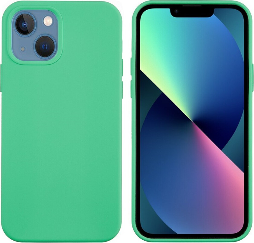 iPhone 13 Fôret Silikon Deksel - Grønn