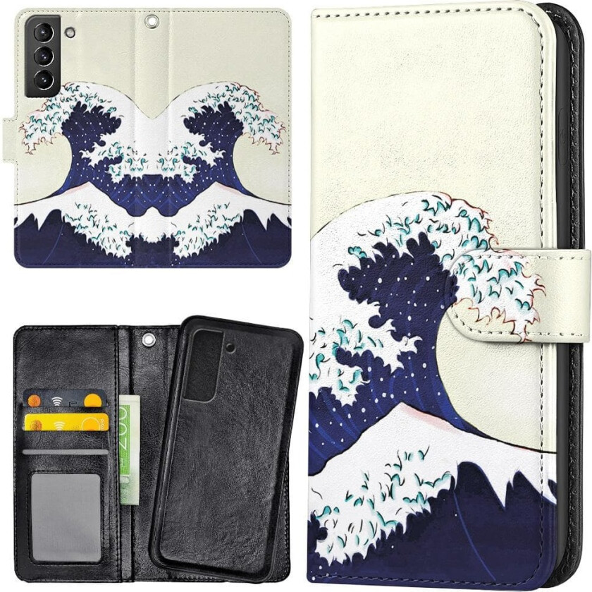 Samsung Galaxy S21 Plus - Lommebok Deksel Flodbølge