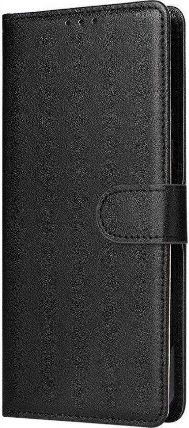 iPhone 14 Pro Max Kunstskinn Flip Deksel m. Stropp - Svart