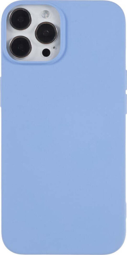 iPhone 14 Pro Max Fôret Fleksibelt Plast Deksel - Lyseblå