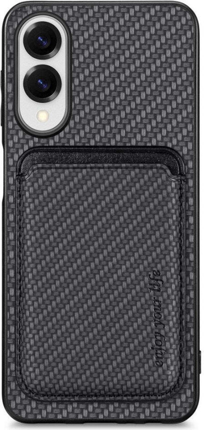 Samsung Galaxy S25 Edge Deksel med Avtakbar Kortholder - Svart