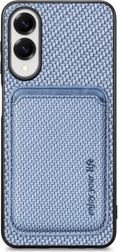 Samsung Galaxy S25 Edge Deksel med Avtakbar Kortholder - Blå