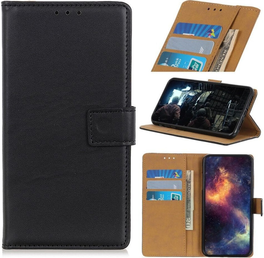 iPhone 12/12 Pro Lommebok-deksel/Deksel - Svart