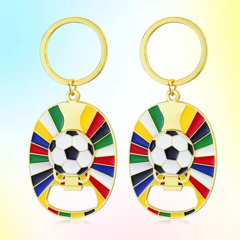 3D fotball nøkkelring