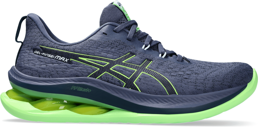 Gel-Kinsei Max, løpesko, herre Thunder Blue/Lime