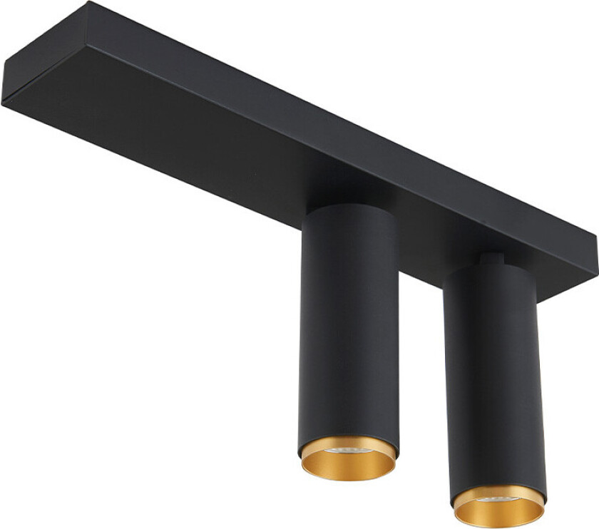 X-Beam Taklampe Double Black Gold
