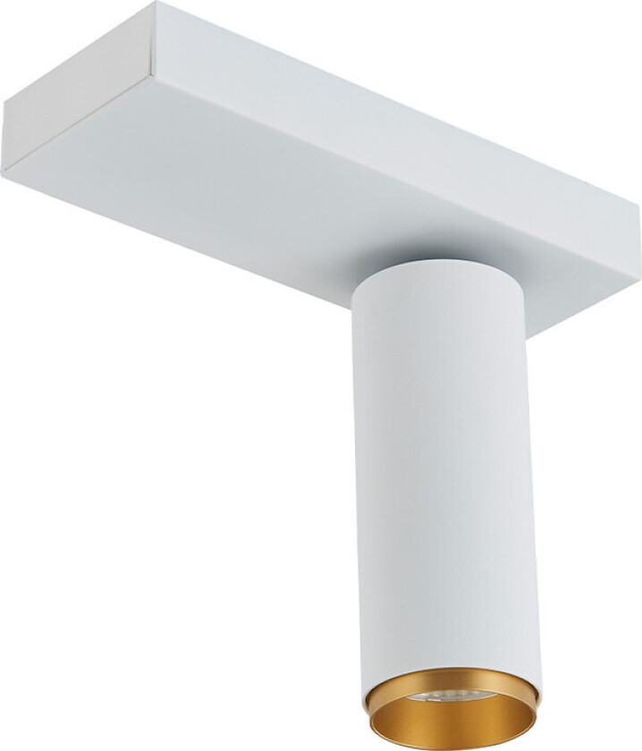 X-Beam Taklampe Singel White/Gold
