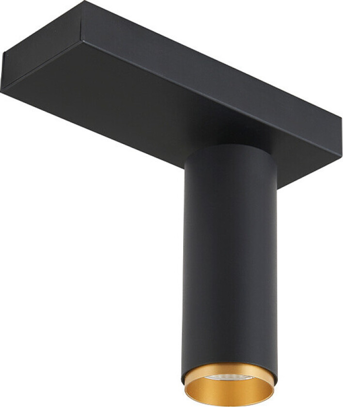 X-Beam Taklampe Singel Black Gold