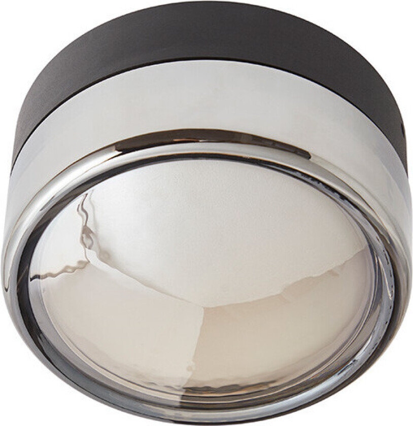 Otto Convex Vegglampe/Taklampe IP65 Smoked