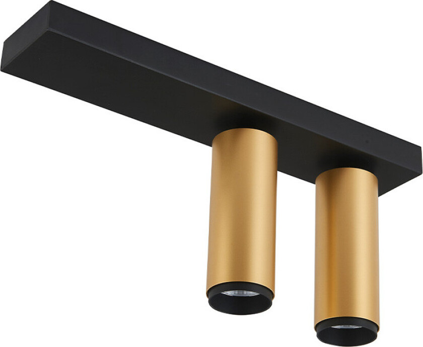 X-Beam Taklampe Double Gold/Black
