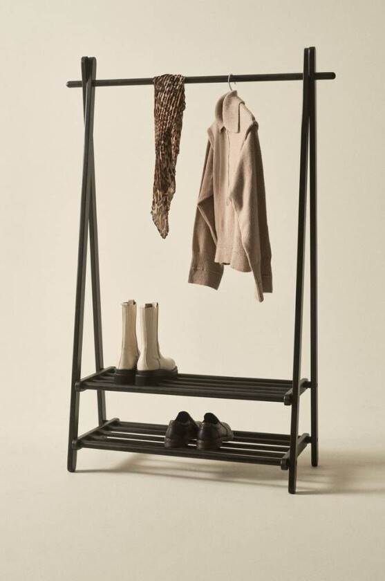 COLE klesstativ - 2 skohyller Svart