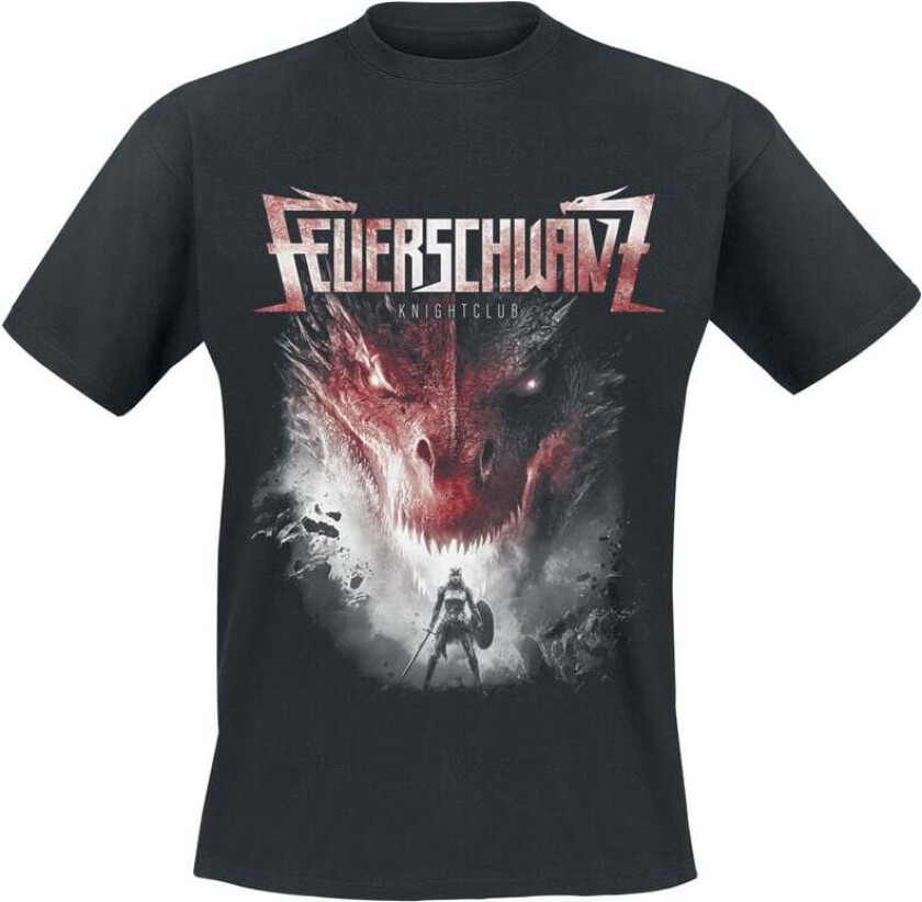 T-skjorte - Knightclub Warrior - S til 4XL - Herrer - svart