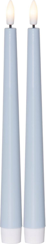 LED-antikljus 2-pack Flamme Candy blå 060-25