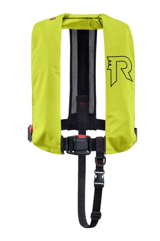 Aquasafe Elite 170n Oppblåsbar Redningsvest Gul 40+ 40+