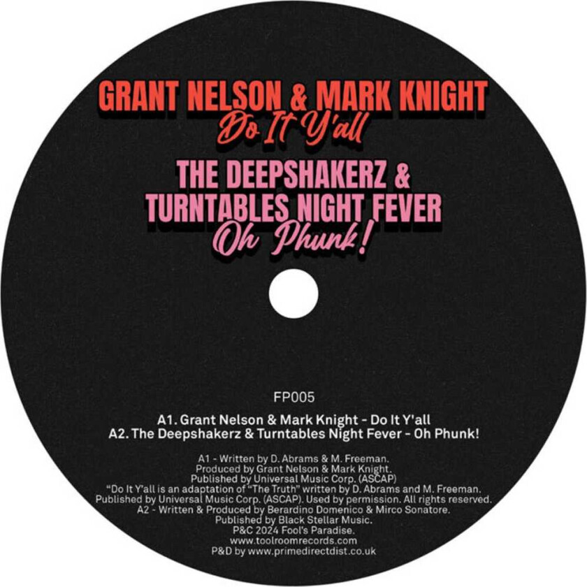 Diverse Artister Fool's Paradise Sampler Vol . 4 LP/Vinyl