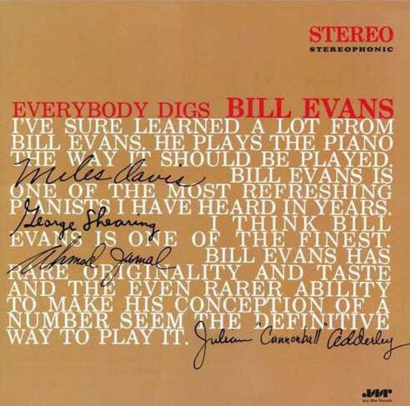 Bill Evans Everybody Digs Bill Evans LP/Vinyl