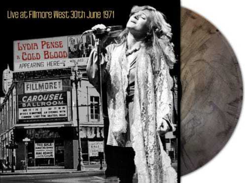 Lydia Pense, Cold Blood Live at the Fillmore West June 30, 1971 LP/Vinyl