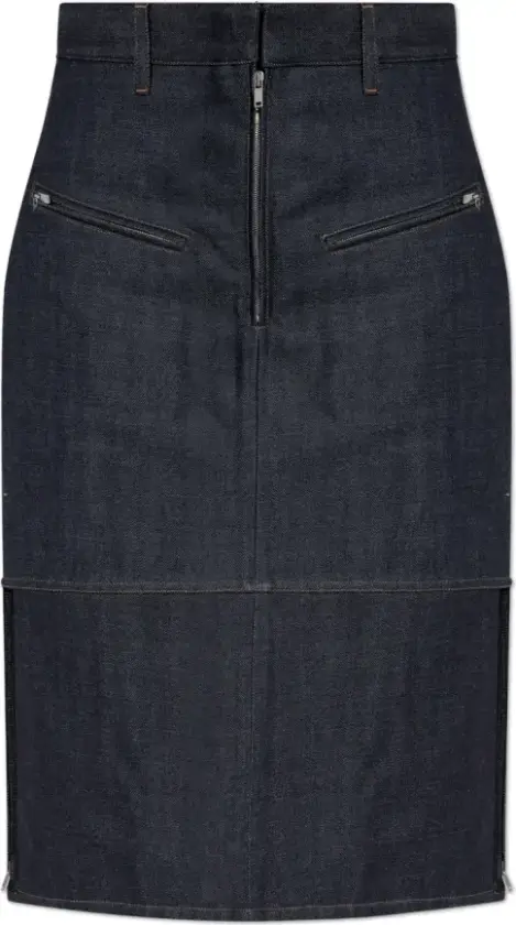 Dame, Skjørt, Blå, XS