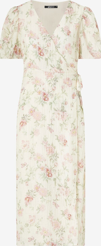 Omslagskjole Wrap Dress - Flerfarget