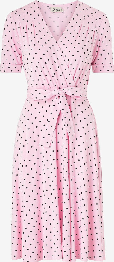 Kjole Celia Dot Dress - Rosa