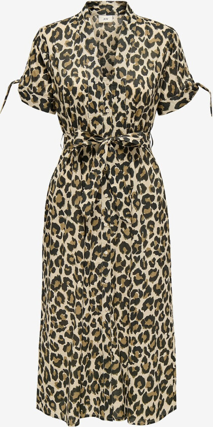 Skjortekjole jdyeonora 2/4 Midi Shirt Dress Wvn - Beige