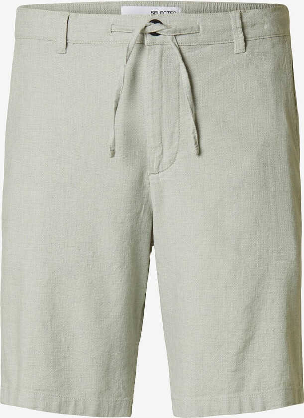 Shorts slhComfort-Brody Linen Shorts - Grønn